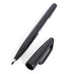Pentel, Pens, Art & School, Fibre Tip, Sign, 50891, Black